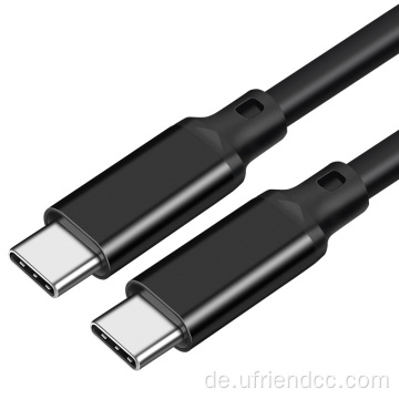 USB3.2 Typ-C-Mann zum männlichen Datenkabel